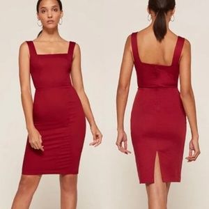 Reformation Vix Red Dress